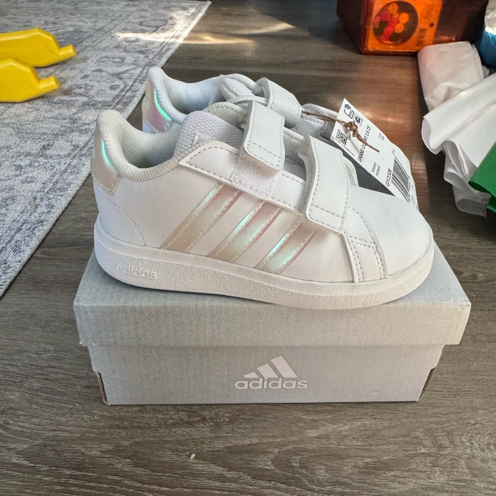 Adidas Kids Shoes - White
